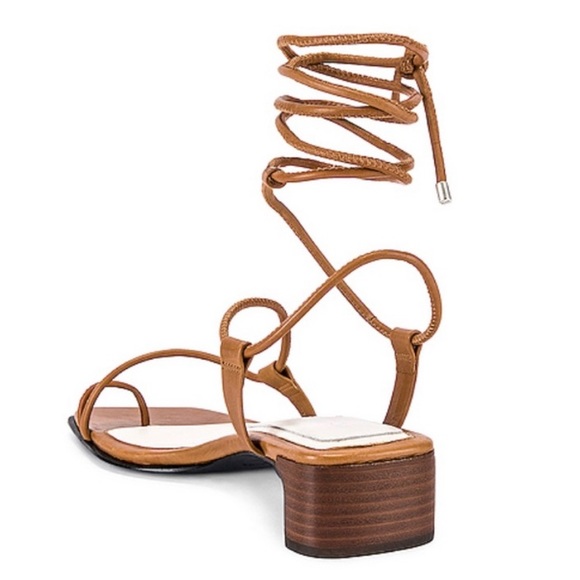 Rag & Bone Tie strappy sandals tan size 7 37 $395 - Picture 4 of 5